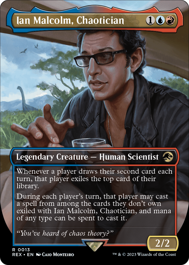Image of Ian Malcolm, Chaotician (Borderless) [Jurassic World Collection]