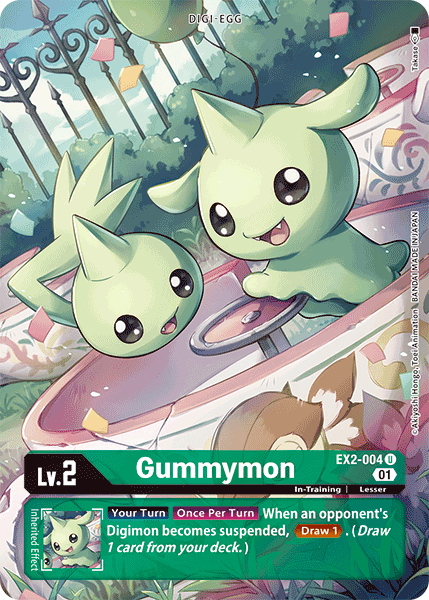 Image of Gummymon [EX2-004] (Alternate Art) [Digital Hazard]