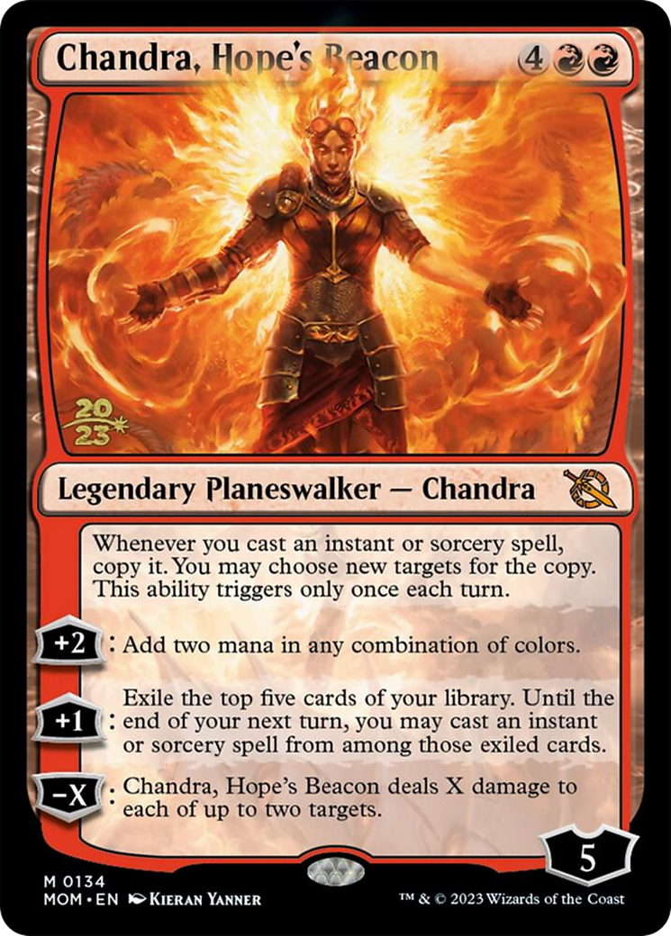Image of Chandra, Hope's Beacon [March of the Machine Prerelease Promos]