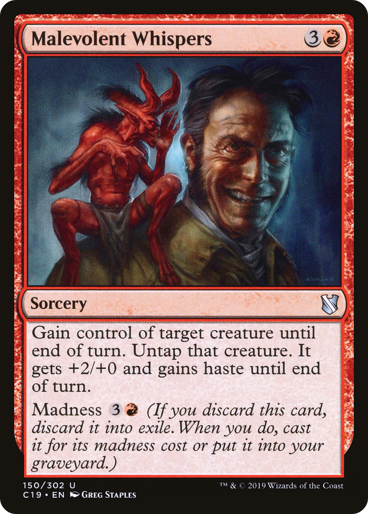 Image of Malevolent Whispers [Commander 2019]