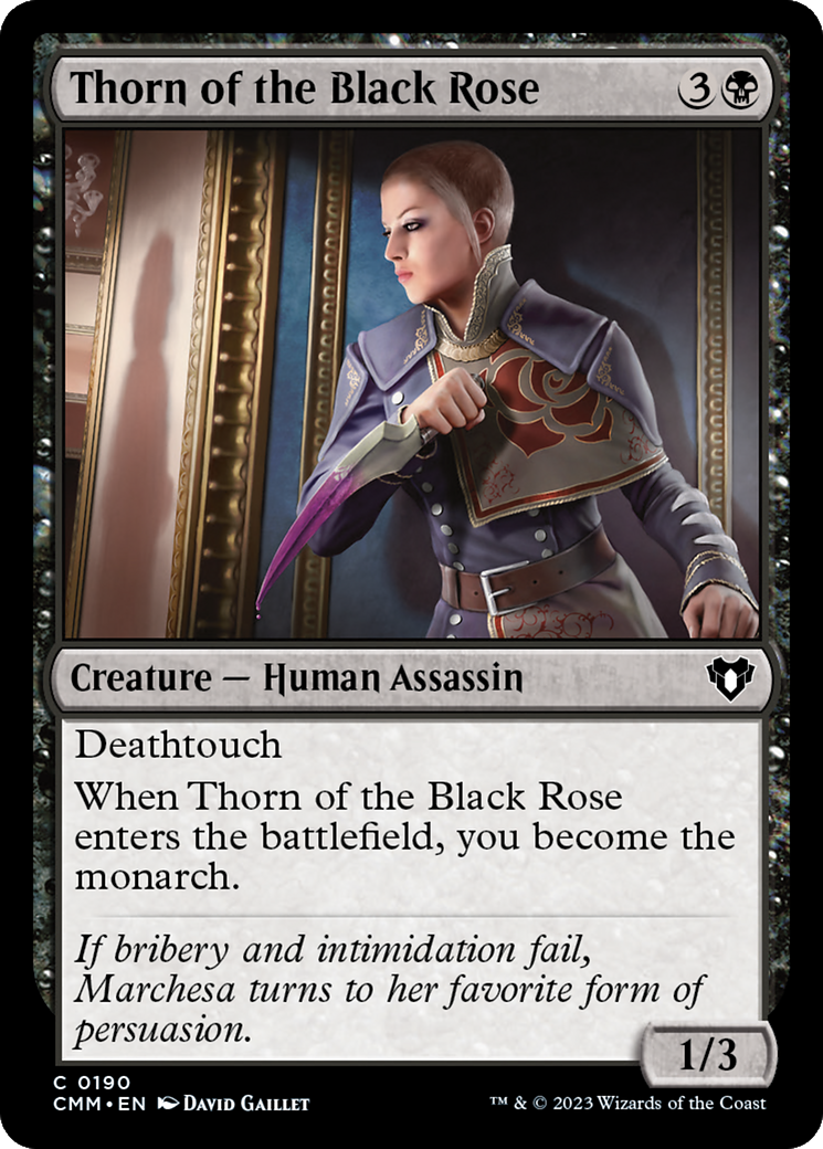 Image of Thorn of the Black Rose [Commander Masters]