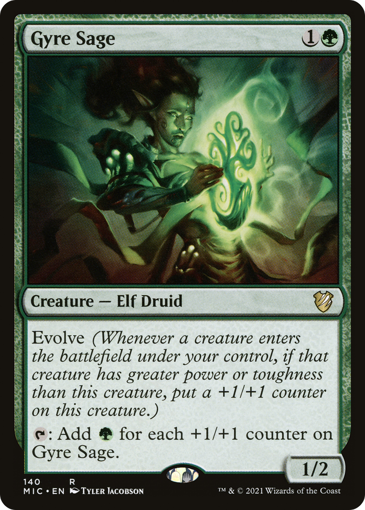 Image of Gyre Sage [Innistrad: Midnight Hunt Commander]