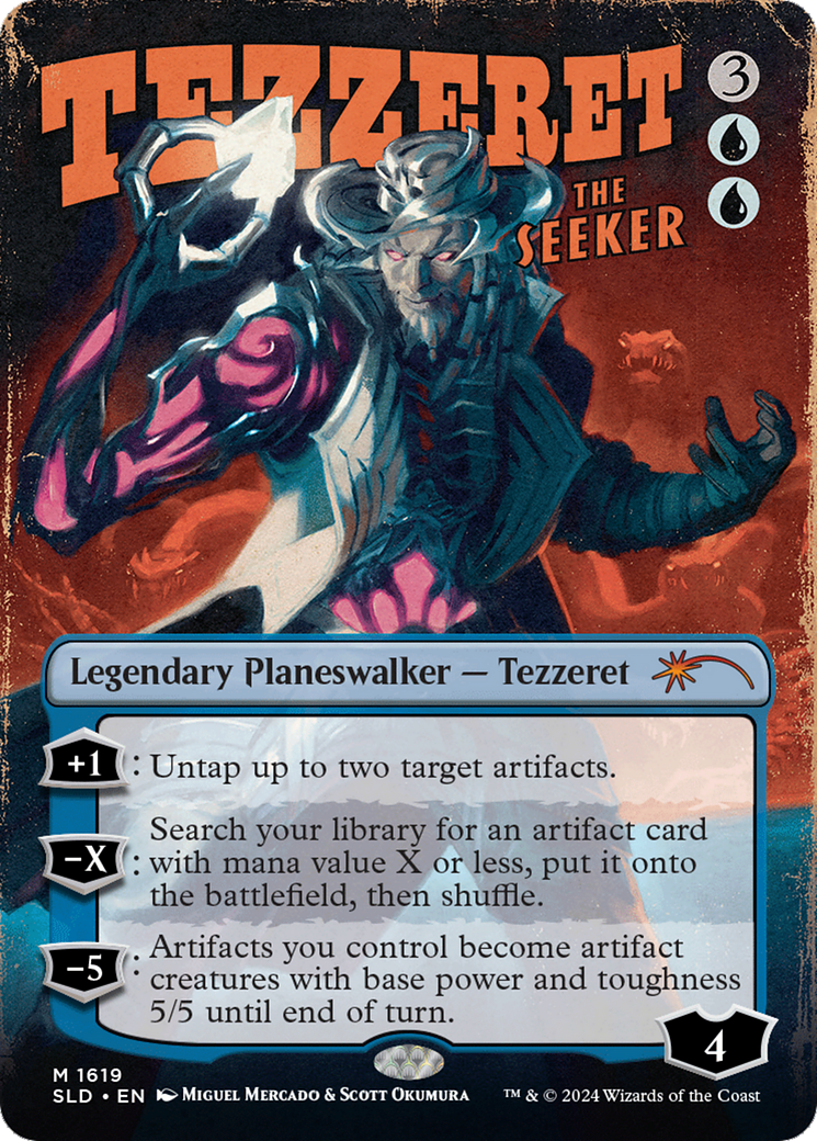 Image of Tezzeret the Seeker (1619) [Secret Lair Drop Series]