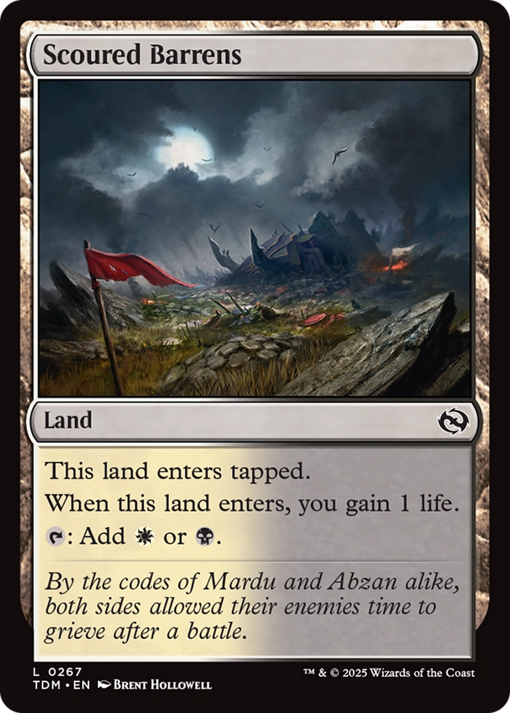 Image of Scoured Barrens [Tarkir: Dragonstorm]