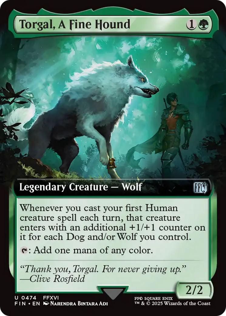 Image of Torgal, A Fine Hound (Extended Art) [FINAL FANTASY]