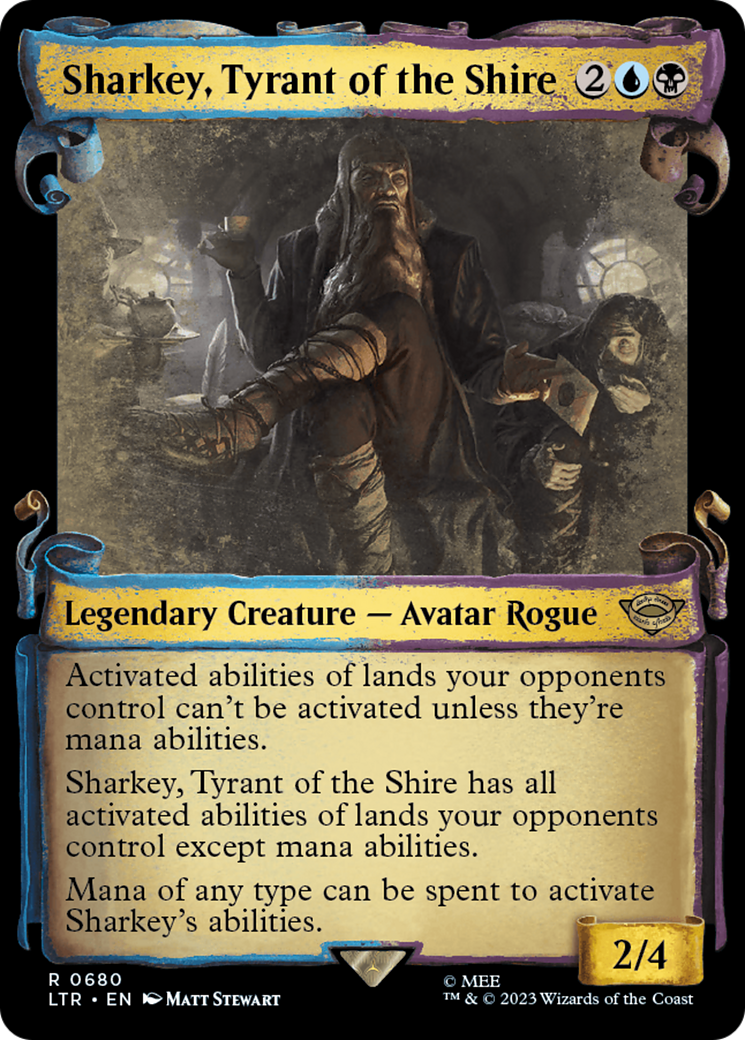 Image of Sharkey, Tyrant of the Shire [The Lord of the Rings: Tales of Middle-Earth Showcase Scrolls]