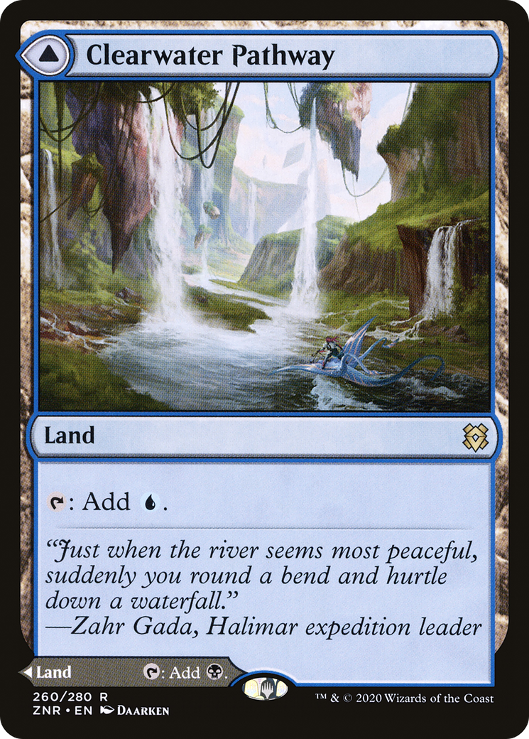 Image of Clearwater Pathway // Murkwater Pathway [Zendikar Rising]
