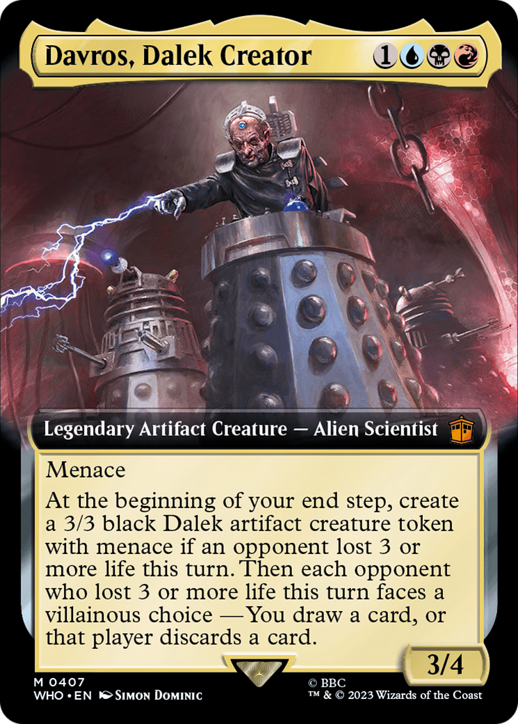 Image of Davros, Dalek Creator (Extended Art) [Doctor Who]