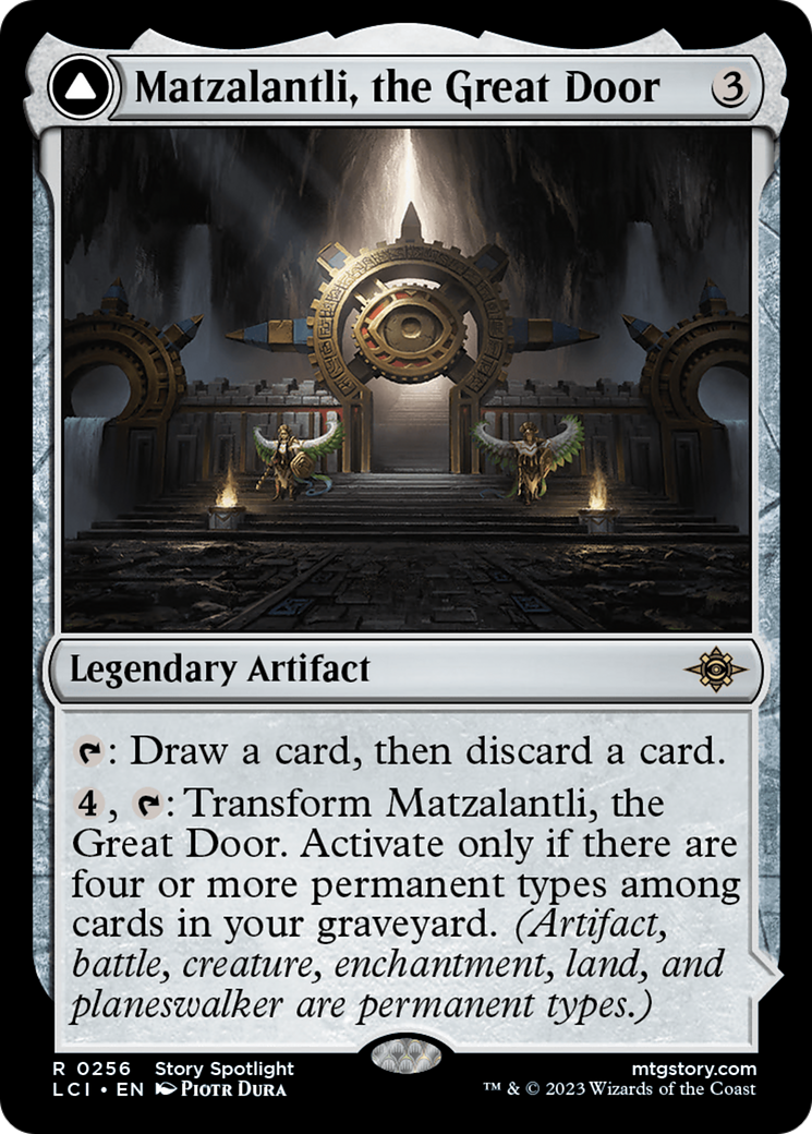 Image of Matzalantli, the Great Door // The Core [The Lost Caverns of Ixalan]