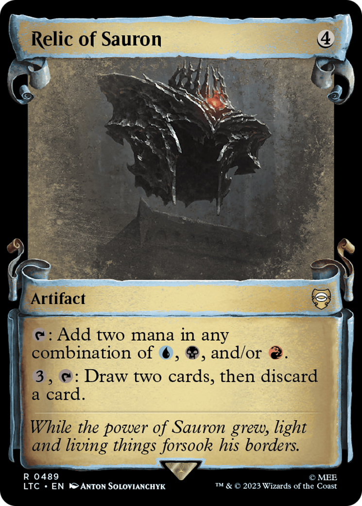 Image of Relic of Sauron [The Lord of the Rings: Tales of Middle-Earth Commander Showcase Scrolls]