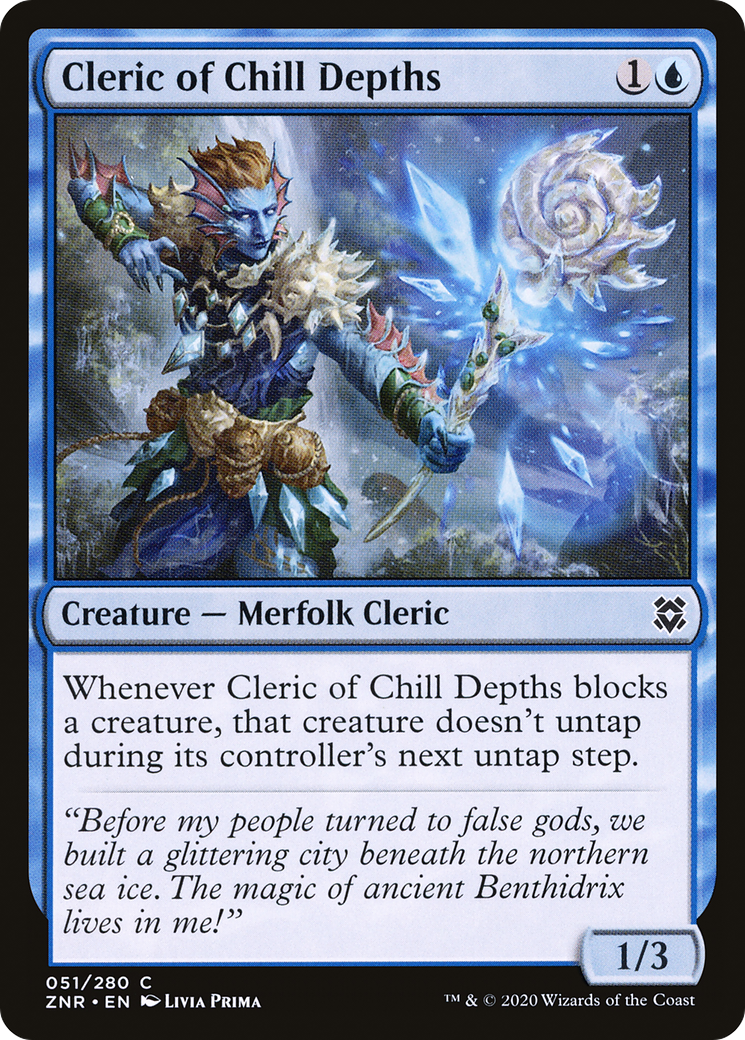 Image of Cleric of Chill Depths [Zendikar Rising]