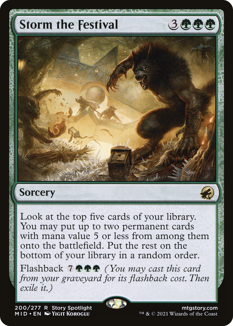 Image of Storm the Festival [Innistrad: Midnight Hunt]