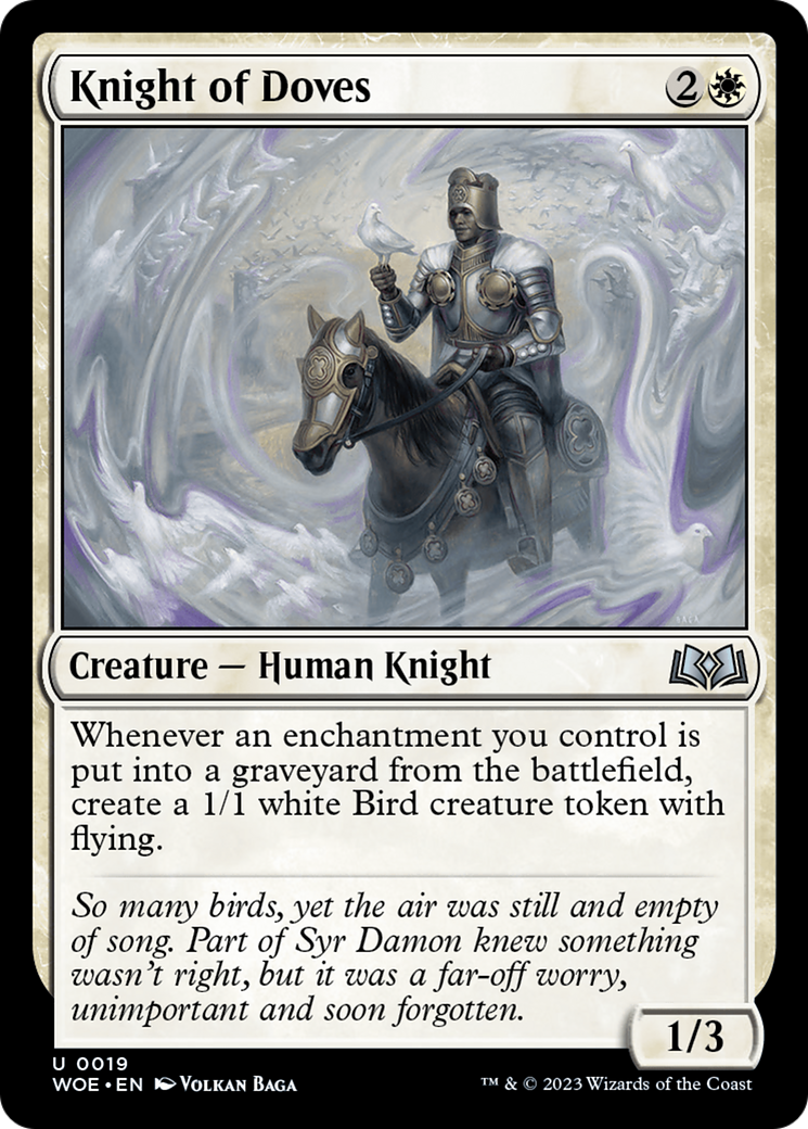 Image of Knight of Doves [Wilds of Eldraine]