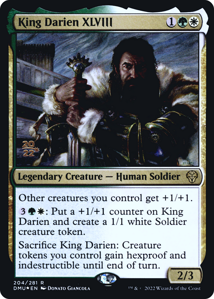 Image of King Darien XLVIII [Dominaria United Prerelease Promos]
