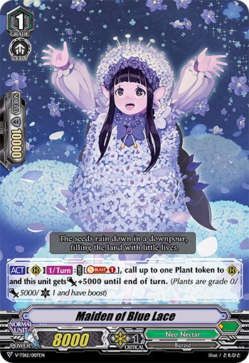 Image of Maiden of Blue Lace (Parallel Foil) (V-TD12/007EN) [Ahsha]
