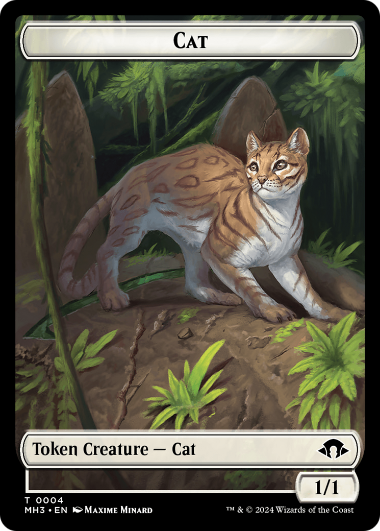 Image of Phyrexian Germ // Cat Double-Sided Token [Modern Horizons 3 Tokens]