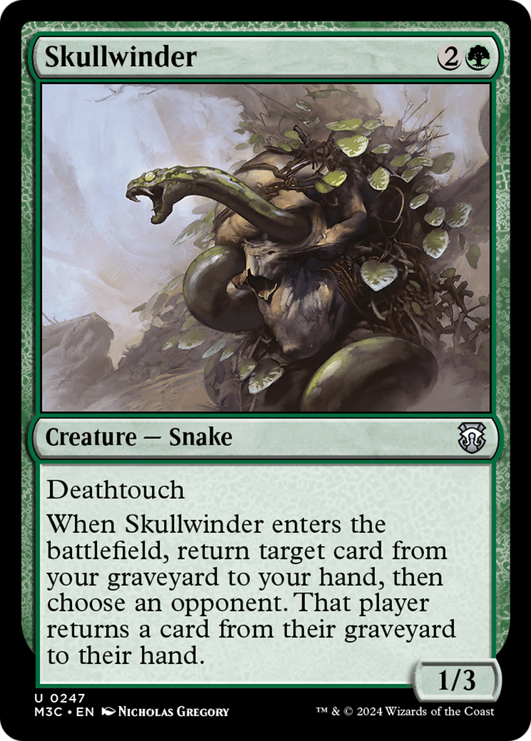 Image of Skullwinder (Ripple Foil) [Modern Horizons 3 Commander]