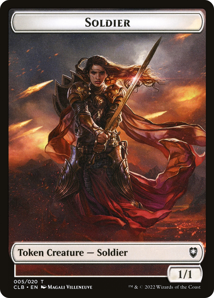 Image of Soldier Token [Commander Legends: Battle for Baldur's Gate Tokens]