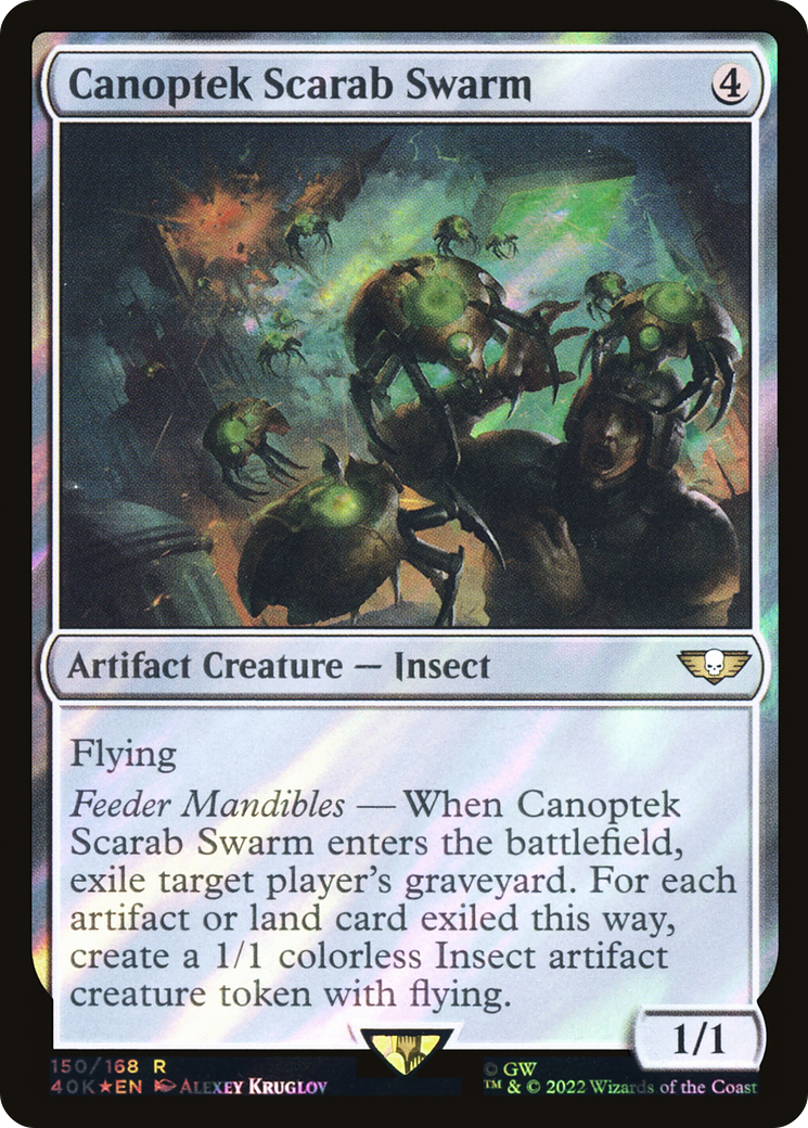 Image of Canoptek Scarab Swarm (Surge Foil) [Warhammer 40,000]