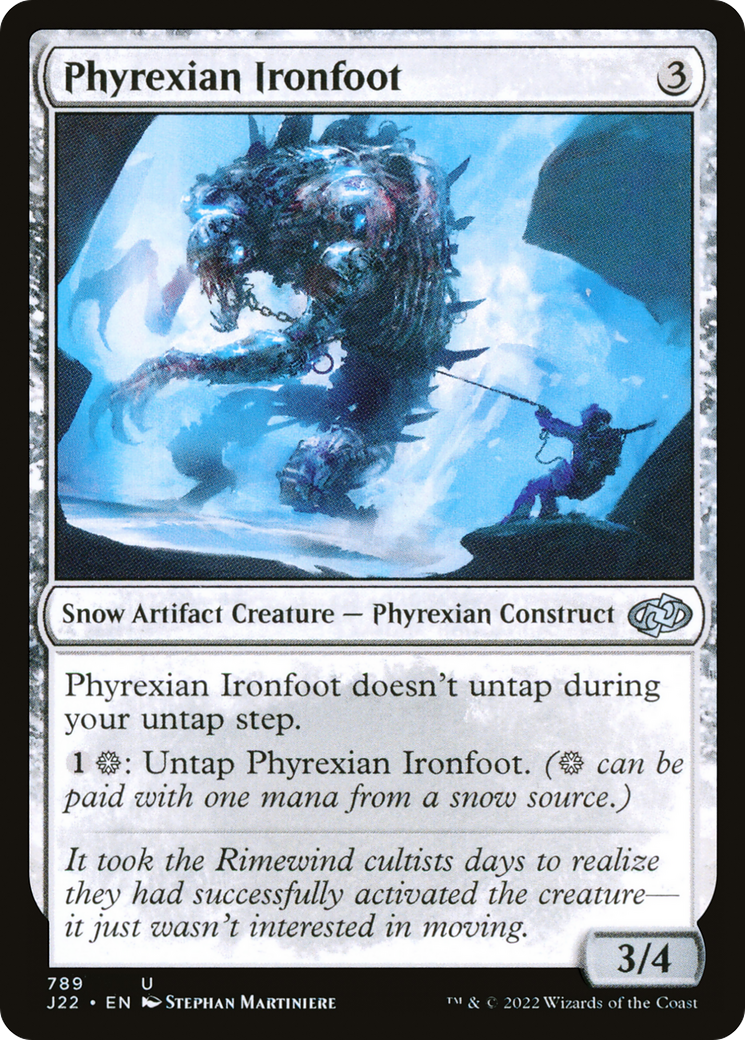 Image of Phyrexian Ironfoot [Jumpstart 2022]