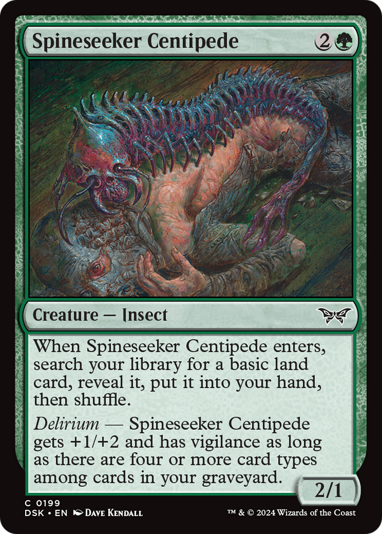 Image of Spineseeker Centipede [Duskmourn: House of Horror]