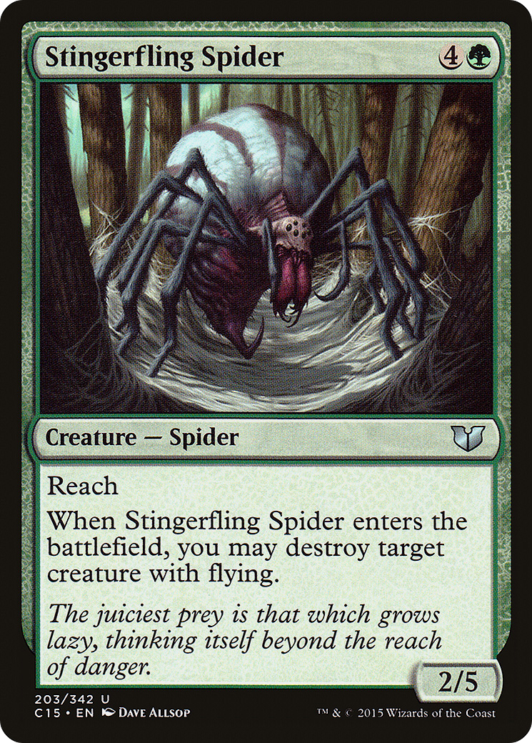 Image of Stingerfling Spider [Commander 2015]