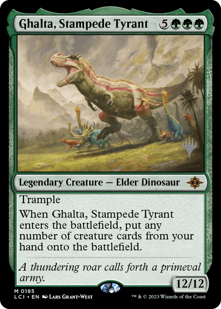 Image of Ghalta, Stampede Tyrant (Promo Pack) [The Lost Caverns of Ixalan Promos]