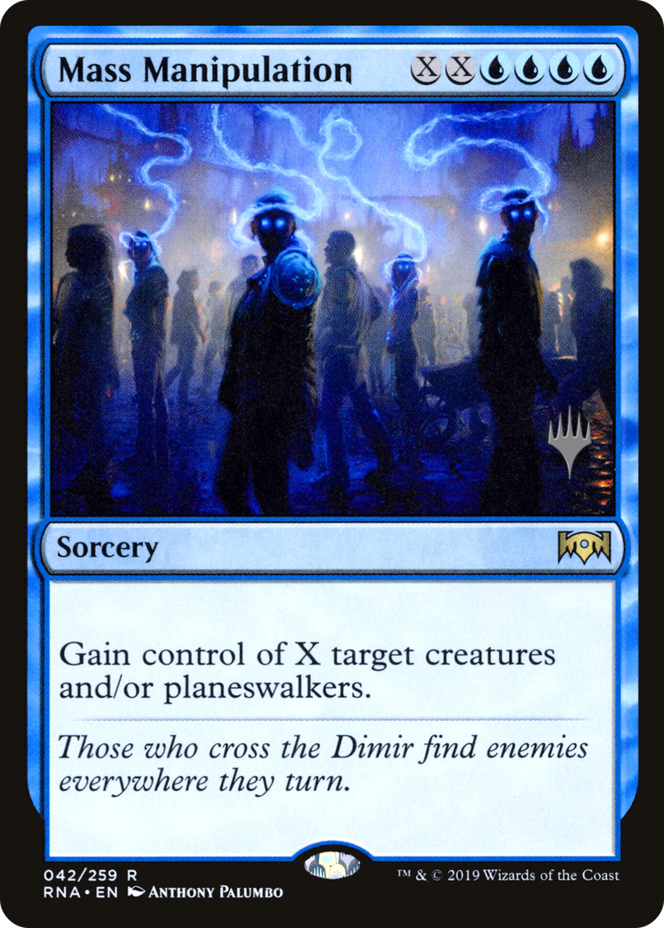 Image of Mass Manipulation (Promo Pack) [Ravnica Allegiance Promos]