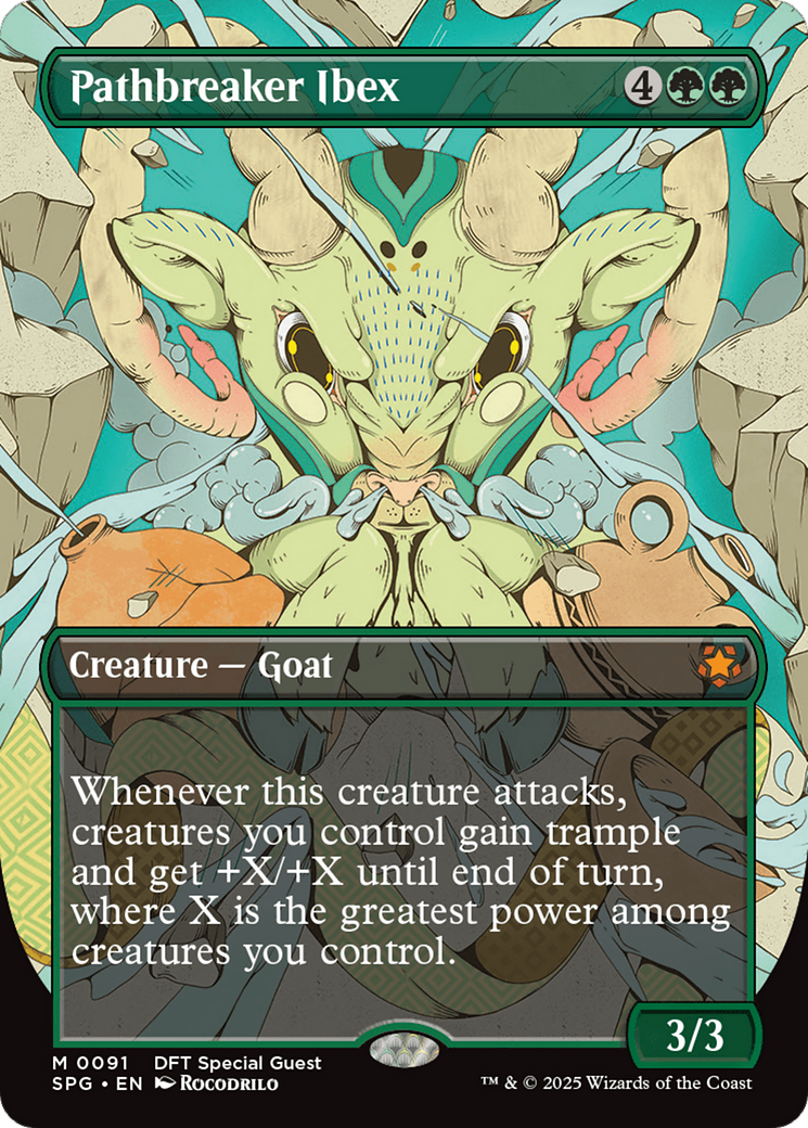 Image of Pathbreaker Ibex (Borderless) [Aetherdrift Special Guests]