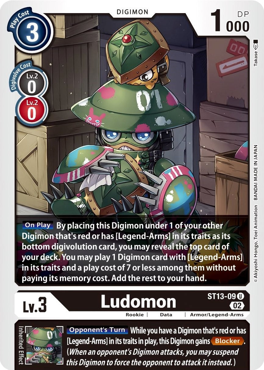 Image of Ludomon [ST13-09] [Starter Deck: Ragnaloardmon]