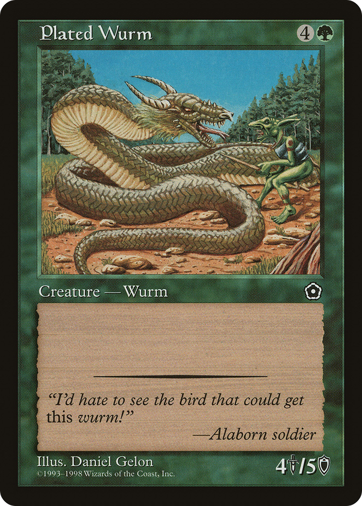 Image of Plated Wurm [Portal Second Age]