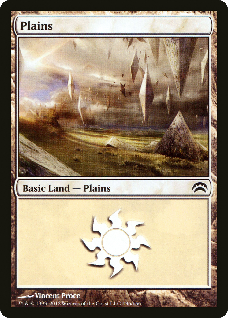 Image of Plains (136) (PC2-136) - Planechase 2012 Foil