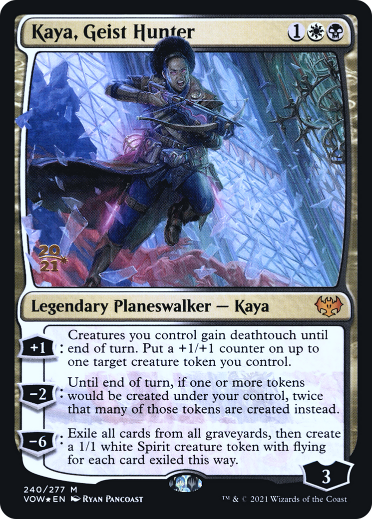 Image of Kaya, Geist Hunter [Innistrad: Crimson Vow Prerelease Promos]