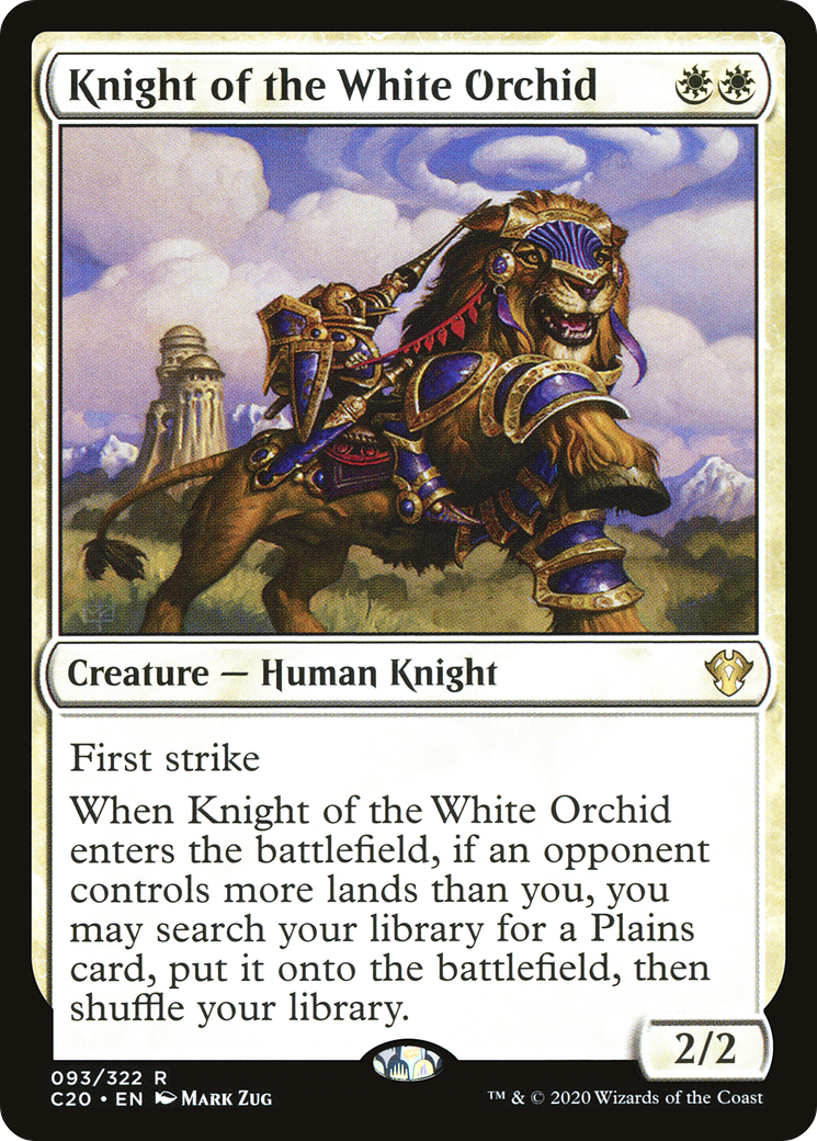 Image of Knight of the White Orchid [Commander 2020]