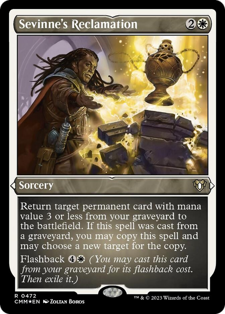 Image of Sevinne's Reclamation (Foil Etched) [Commander Masters]