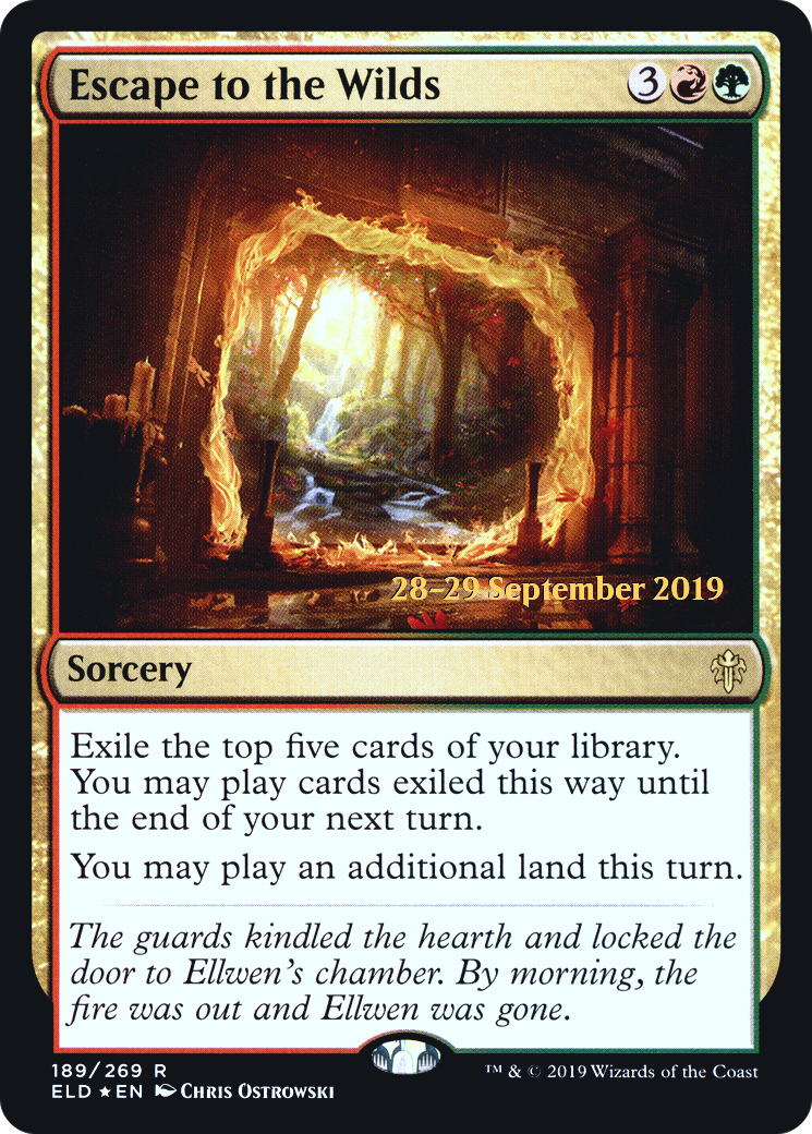 Image of Escape to the Wilds [Throne of Eldraine Prerelease Promos]