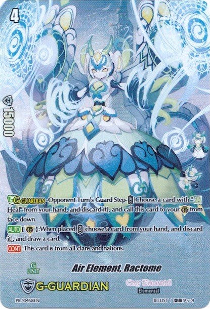 Image of Air Element, Ractome (Premium Collection 2019) (PR/0458EN) [Promo Cards]