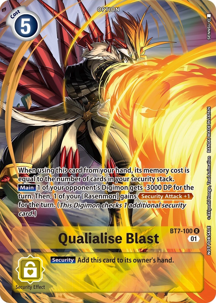 Image of Qualialise Blast [BT7-100] (Summer 2022 Dash Pack) [Next Adventure Promos]