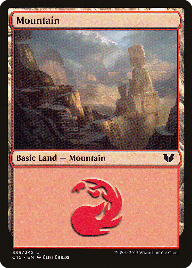 Image of Mountain (335) [Commander 2015]