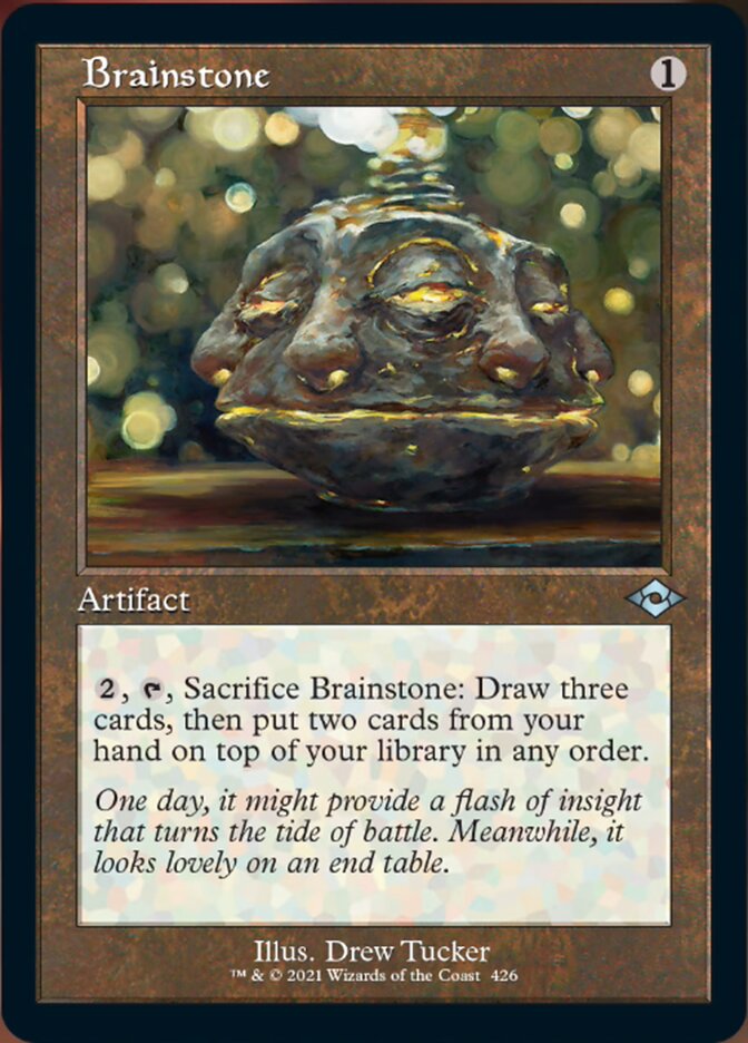 Image of Brainstone (Retro Foil Etched) [Modern Horizons 2]