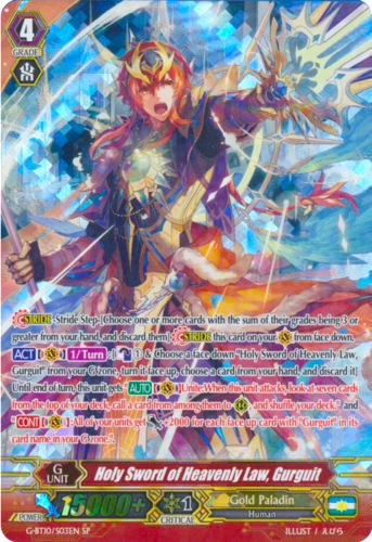 Image of Holy Sword of Heavenly Law, Gurguit (G-BT10/S03EN) [Raging Clash of the Blade Fangs]