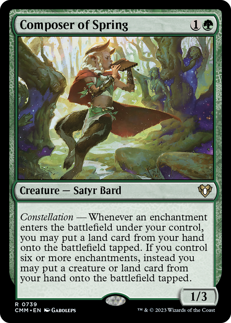 Image of Composer of Spring [Commander Masters]