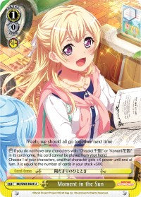 Image of Moment in the Sun (BD/W63-E023 U) [BanG Dream! Girls Band Party! Vol.2]