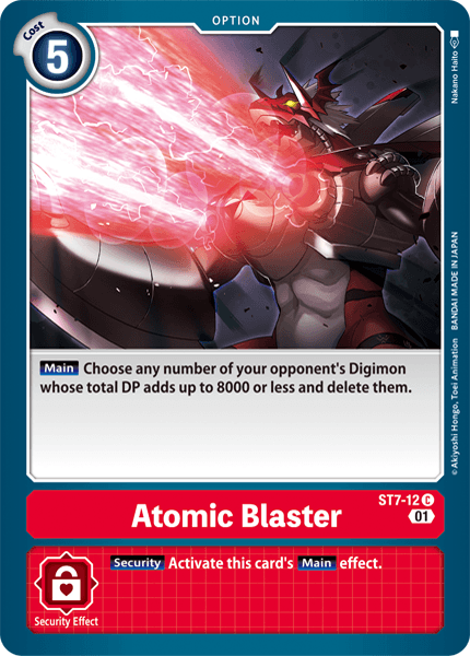 Image of Atomic Blaster [ST7-12] [Starter Deck: Gallantmon]