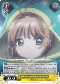 Image of Sakura: Sudden Showers (CCS/WX01-005 R) [Cardcaptor Sakura: Clear Card]