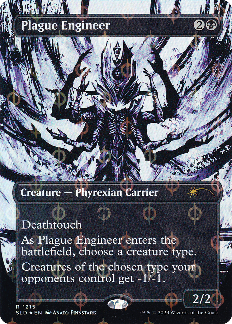 Image of Plague Engineer (Borderless Ichor Step-and-Compleat Foil) [Secret Lair Drop Series]