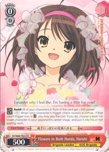 Image of Flowers in Both Hands, Haruhi (SY/W08-TE02 TD) [The Melancholy of Haruhi Suzumiya]