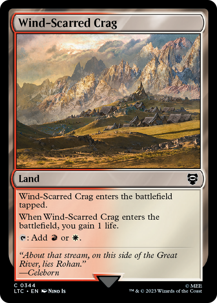 Image of Wind-Scarred Crag [The Lord of the Rings: Tales of Middle-Earth Commander]