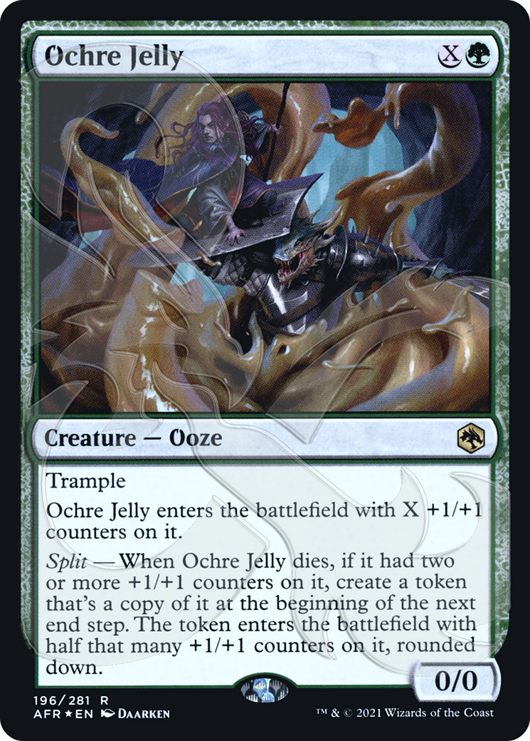 Image of Ochre Jelly (Ampersand Promo) [Dungeons & Dragons: Adventures in the Forgotten Realms Promos]