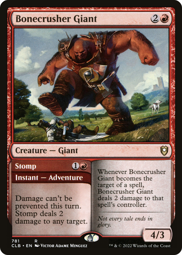 Image of Bonecrusher Giant // Stomp [Commander Legends: Battle for Baldur's Gate]